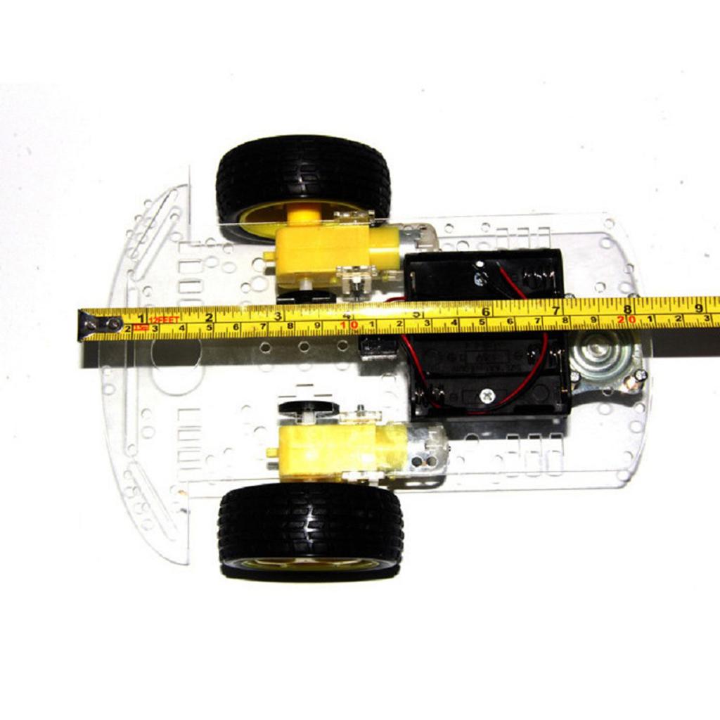 Stem Robotics Kit - 2WD Roboter-Auto-Chassis-Bausatz mit Geschwindigkeits-Encoder für STEM