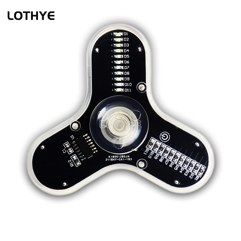 Electronics Project Kit - LED Fidget Spinner Herstellung Lautsprecher Atmosphäre